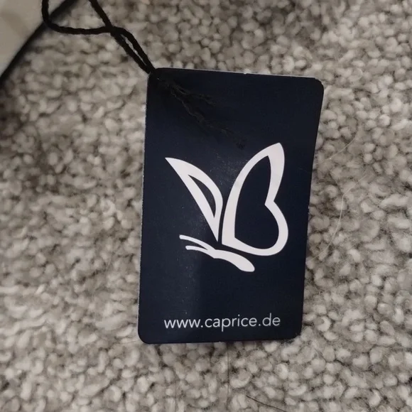 CAPRICE Black, Silver, and White Women's Sandals - Picture 3 of 6